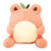 Cuddle Barn PlushGoals - Peach Wawa | Super Soft Cute Kawaii Froggie Dressed As Fruit Collectible Stuffed Animal Plush Toy, 9 inches view 1