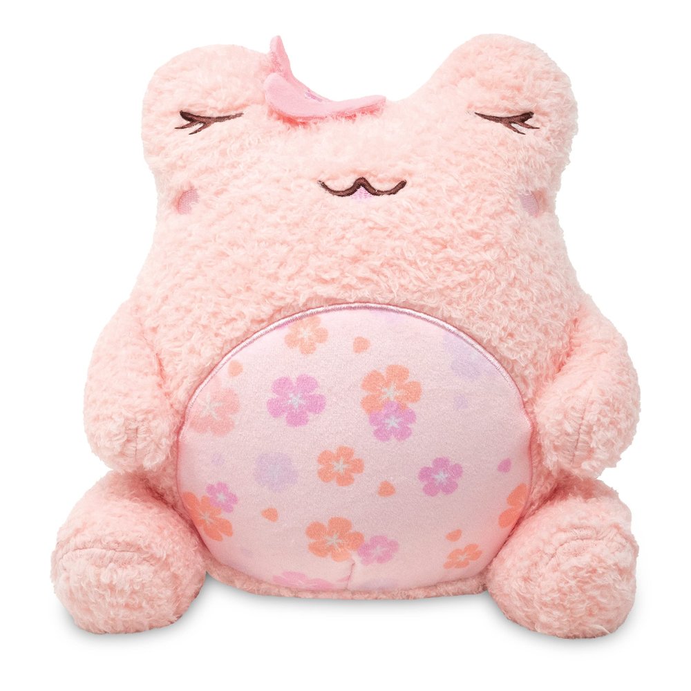 Cuddle Barn PlushGoals - Sakura Wawa | Super Soft Cute Kawaii Froggie Dressed As Cherry Blossom Collectible Stuffed Animal Plush Toy, 9 inches