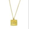 18 Karat Gold Plated Eye Spy Necklace view 1