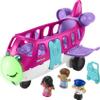 Fisher-Price Little People Barbie Toddler Toy Little Dream Plane with Lights Music & Figures for Pretend Play Ages 18+ Months view 1