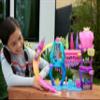 Mattel DreamWorks Trolls Band Together Toys, Mount Rageous Playset with Queen Poppy Small Doll & 25+ Accessories, 4 Hair Pops view 2