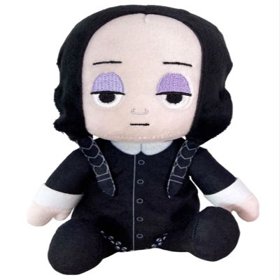 Addams Family Animated Movie 2 - Wednesday Addams Sitting Plush 7" H