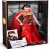 Barbie Inspiring Women Doll, Anna May Wong Collectible Dressed in Red Gown with Golden Dragon Design view 1