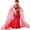 Barbie Inspiring Women Doll, Anna May Wong Collectible Dressed in Red Gown with Golden Dragon Design view 2