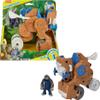 Fisher-Price Imaginext Preschool Toy Monkey Catapult Poseable Figure Set with Launching Action for Pretend Play Ages 3+ Years view 1