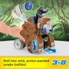 Fisher-Price Imaginext Preschool Toy Monkey Catapult Poseable Figure Set with Launching Action for Pretend Play Ages 3+ Years view 2