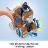 Fisher-Price Imaginext Preschool Toy Monkey Catapult Poseable Figure Set with Launching Action for Pretend Play Ages 3+ Years view 4