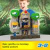 Fisher-Price Imaginext Preschool Toy Gorilla Fortress Playset with Poseable Figures & Accessories for Pretend Play Ages 3+ Years view 3