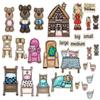 Goldilocks & The Three Bears Felt Figures Flannel Board Stories (Deluxe) view 1