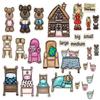 Goldilocks & The Three Bears Felt Figures Flannel Board Stories (Deluxe) view 2