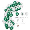 Eastern Michigan University Green White and Black Balloons Garland Kit 120 Piece Green White Black Balloons Arch Kit for Graduation Decorations view 2