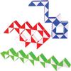 Fidget Stress Reliever Brain Teaser Dexterity Tactile Decompression 4 Pack Including a Twister Tactile Fidget view 3