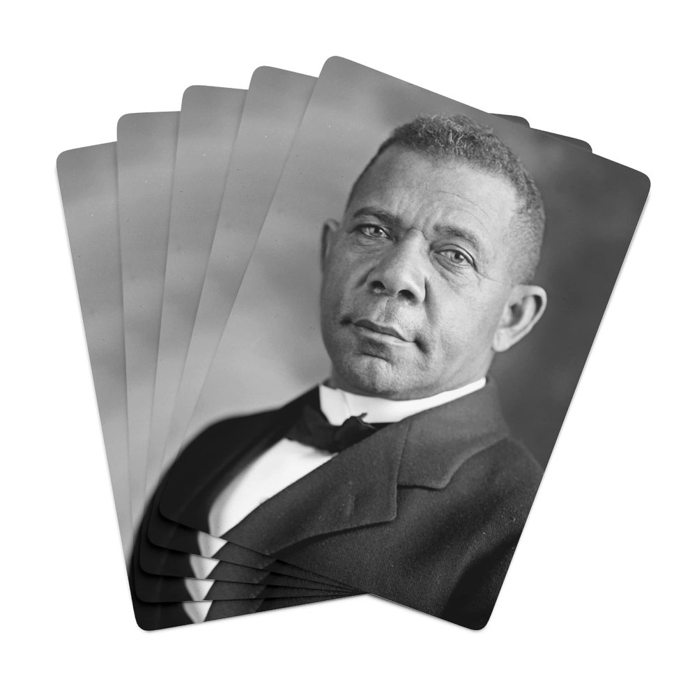 Brian Bula Booker T Washington Playing Cards Black History Playing Cards