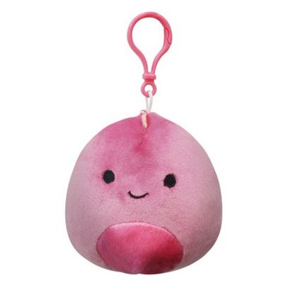Squishmallow Official Kellytoy Plush Dinosaur Squishy Soft Plush Toy Animals (Maroon, Poleena Dinosaur, 3.5 Inch Clip)
