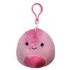 Squishmallow Official Kellytoy Plush Dinosaur Squishy Soft Plush Toy Animals (Maroon, Poleena Dinosaur, 3.5 Inch Clip) view 1