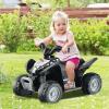 OLAKIDS Kids Ride On ATV, 6V Electric Vehicle for Toddlers, 4 Wheeler Battery Powered Motorized Quad Toy Car for Boys Girls with LED Lights, Horn (Black) view 2