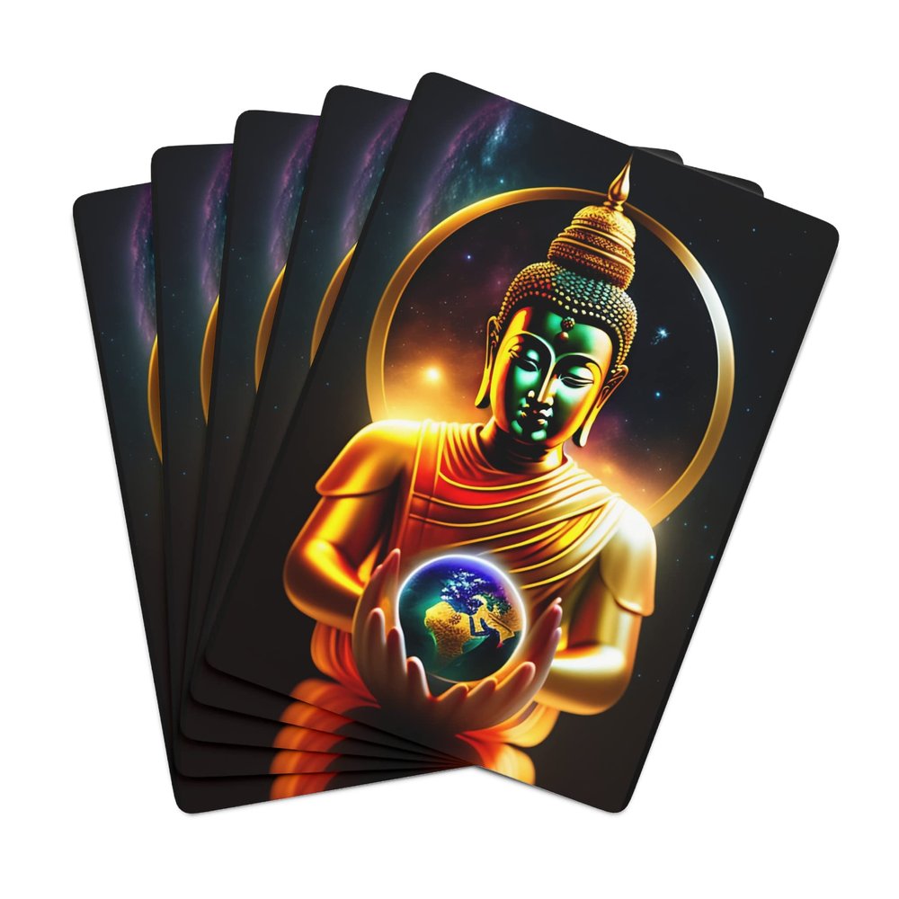Brian Bula Buddha Playing Cards Cool Artisan Buddhist Cards