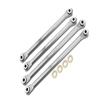 Axial 1/18 UTB18 Capra 4WD Unlimited Trail Buggy AXI01002 Upgrades Aluminum 7075-T6 Front Lower & Rear Lower Chassis Links Parts - Silver view 1