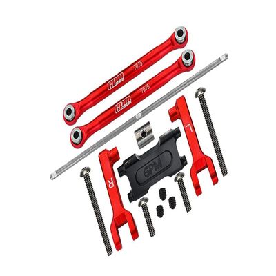 Axial 1/18 UTB18 Capra 4WD Unlimited Trail Buggy AXI01002 Upgrade Parts Aluminum 7075-T6 Rear Stabilizer Bar - Red