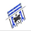 Axial 1/18 UTB18 Capra 4WD Unlimited Trail Buggy AXI01002 Upgrade Parts Aluminum 7075-T6 Rear Stabilizer Bar - Blue view 1