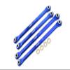 Axial 1/18 UTB18 Capra 4WD Unlimited Trail Buggy AXI01002 Upgrades Aluminum 7075-T6 Front Lower & Rear Lower Chassis Links Parts - Blue view 1