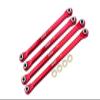 Axial 1/18 UTB18 Capra 4WD Unlimited Trail Buggy AXI01002 Upgrades Aluminum 7075-T6 Front Lower & Rear Lower Chassis Links Parts - Red view 1