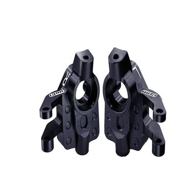 Axial 1/18 UTB18 Capra 4WD Unlimited Trail Buggy AXI01002 Upgrade Parts Aluminum 7075-T6 Front Knuckle Arm Set - Black