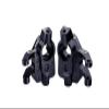 Axial 1/18 UTB18 Capra 4WD Unlimited Trail Buggy AXI01002 Upgrade Parts Aluminum 7075-T6 Front Knuckle Arm Set - Black view 1