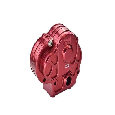 Axial 1/18 UTB18 Capra 4WD Unlimited Trail Buggy AXI01002 Upgrade Parts Aluminum 7075-T6 Transmission Housing Set - Red