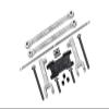 Axial 1/18 UTB18 Capra 4WD Unlimited Trail Buggy AXI01002 Upgrade Parts Aluminum 7075-T6 Rear Stabilizer Bar - Silver view 1