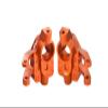 Axial 1/18 UTB18 Capra 4WD Unlimited Trail Buggy AXI01002 Upgrade Parts Aluminum 7075-T6 Front Knuckle Arm Set - Orange view 1
