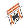 Axial 1/18 UTB18 Capra 4WD Unlimited Trail Buggy AXI01002 Upgrade Parts Aluminum 7075-T6 Rear Stabilizer Bar - Orange view 1