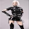 1/6 Scale Female Clothes,Female Agent Tight Leather Skirt Clothing for 12inch PH TBL JO Soldier Body (D) view 2