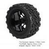 1/10 Scale RC Short Course Truck Tires, 4Pcs 1/10 Scale Short Course Truck Tires RC Wheels Tires for Slash 1/10 Remote Control Car view 2