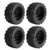 1/10 Scale RC Short Course Truck Tires, 4Pcs 1/10 Scale Short Course Truck Tires RC Wheels Tires for Slash 1/10 Remote Control Car view 3