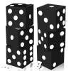 Tinlade 6 Pcs Dice Boxes 11 in Jumbo Vegas Casino Theme Party Decoration Big Vegas Decor Giant Table Top Cardboard Dice Casino Game Nights Prom Birthday Homies Party Supply Props(Black) view 1