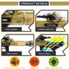 ArtCreativity Toy Rocket Launcher, RPG Gun with 3 Foam Rockets, Light Up Rocket Launcher Gun for Kids, Cool Sound, Vibration, & LED Effects, Military Pretend Play Bazooka Toys for Boys view 3