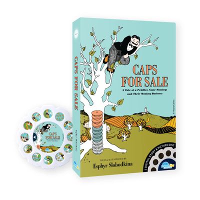 Moonlite Storytime - Caps for Sale Storytime Disc - A Magical Way to Read Together - Projector Sold Separately - Digital Story w/ Sound FX - Learning Gifts for Kids Ages 1 Year & Up