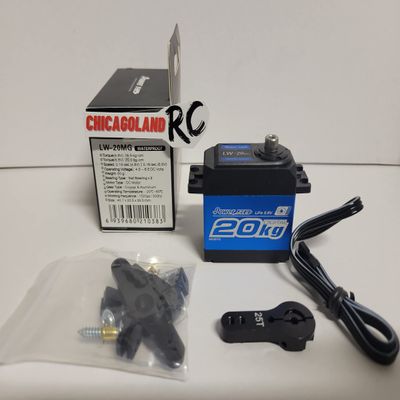 Power HD LW-20MG LW 20MG DC Motor 277.7 oz SERVO W/Aluminum Horn ARRMA S651 Upgrade Typhon SENTON RC CAR Truck Includes CHICAGOLAND RC Coupon