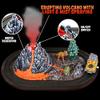 ArtCreativity Dinosaur Playset with Volcano Eruptions, Sounds & Wind-up Truck view 3