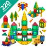 Tytan Tiles 220-Piece Supersized Magnetic Tiles Building Set, 1000s of Creations, Large 3D Castles, Massive Vehicles, & Rocket Ships, Kids STEM Toy, Architecture, Innovative Play, Ages 3 and Up view 3