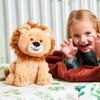 Cuddle Barn - Lucas The Lion | Soft Cuddly Interactive Animal Stuffed Lion | Twirls Around to Wild Thing | Animated Plush Toy, 10 inches view 2