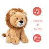 Cuddle Barn - Lucas The Lion | Soft Cuddly Interactive Animal Stuffed Lion | Twirls Around to Wild Thing | Animated Plush Toy, 10 inches view 3