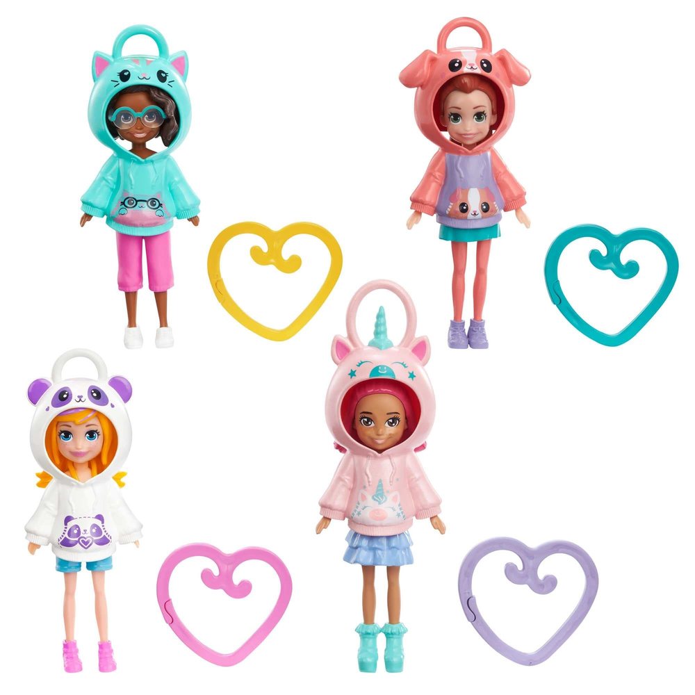 Polly Pocket Friends Doll in -Assorted Item, 1 Pack