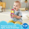 Fisher-Price Baby Learning Toy Laugh & Learn Sis Remote Pretend TV Control with Music & Lights for Infants Ages 6+ Months view 2
