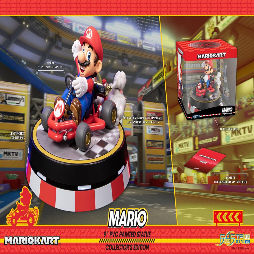First 4 Figures Mario Kart: Mario Collector's Edition Statue