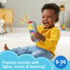Fisher-Price Baby Learning Toy Laugh & Learn Puppys Remote Pretend TV Control with Music & Lights for Infants Ages 6+ Months view 2