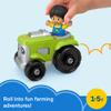 Fisher-Price Little People Toddler Toy Tractor and Farmer Character Figure for Preschool Pretend Play Kids Ages 1+ Years view 2
