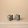 mushie Silicone Dice Press Toy | Baby Sensory Play for 10+ Months (Dried Thyme/Natural) view 2