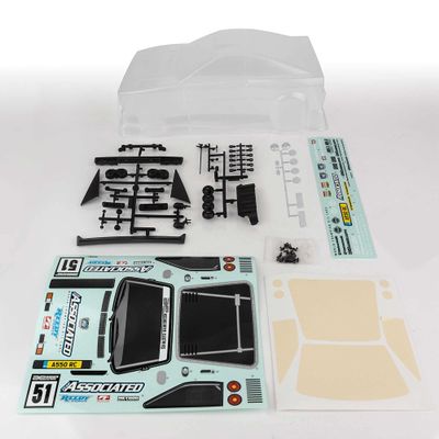 Team Associated Apex2 Sport, A550 Body, Clear, ASC31911